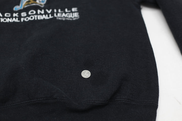 Vintage Salem Jacksonville Jaguars Embroidered Crewneck Sweatshirt Made In USA - Fashion Rerun Vintage Migration_Sweaters