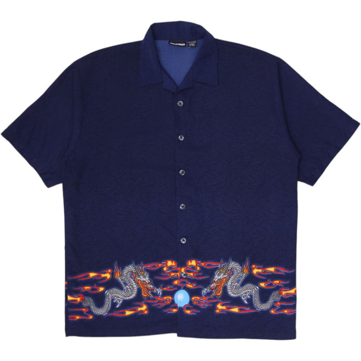 Mens ODO Dragon Graphic Short Sleeve Shirt