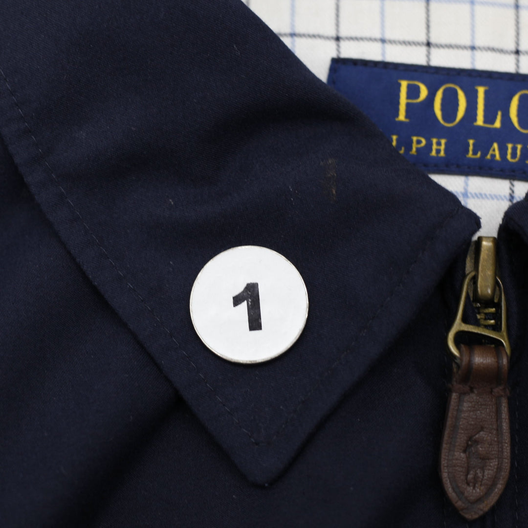 Vintage Ralph Lauren Harrington Lightweight Full Zip Jacket Navy Size M