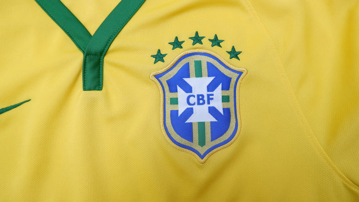 Mens Brazil 2014 2015 Home Shirt Football Soccer Brazil Jersey Camiseta Nike