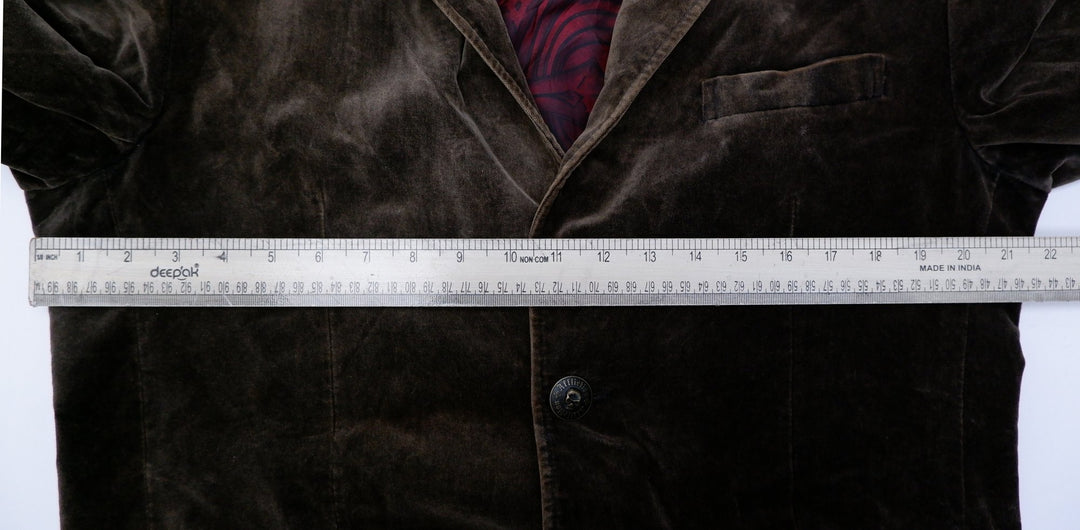 Y2K Mens Affliction Blazer Jacket Red Label Velvet Casual Sport Coat Lined