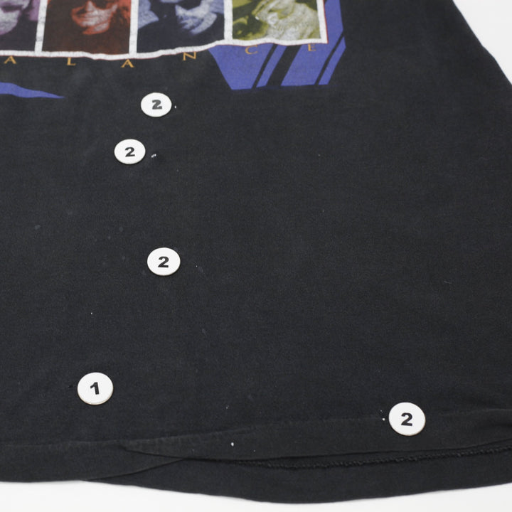 Vintage 1995 Van Halen Balance Tour T-Shirt Fruit of the Loom Blue Bar Size XL