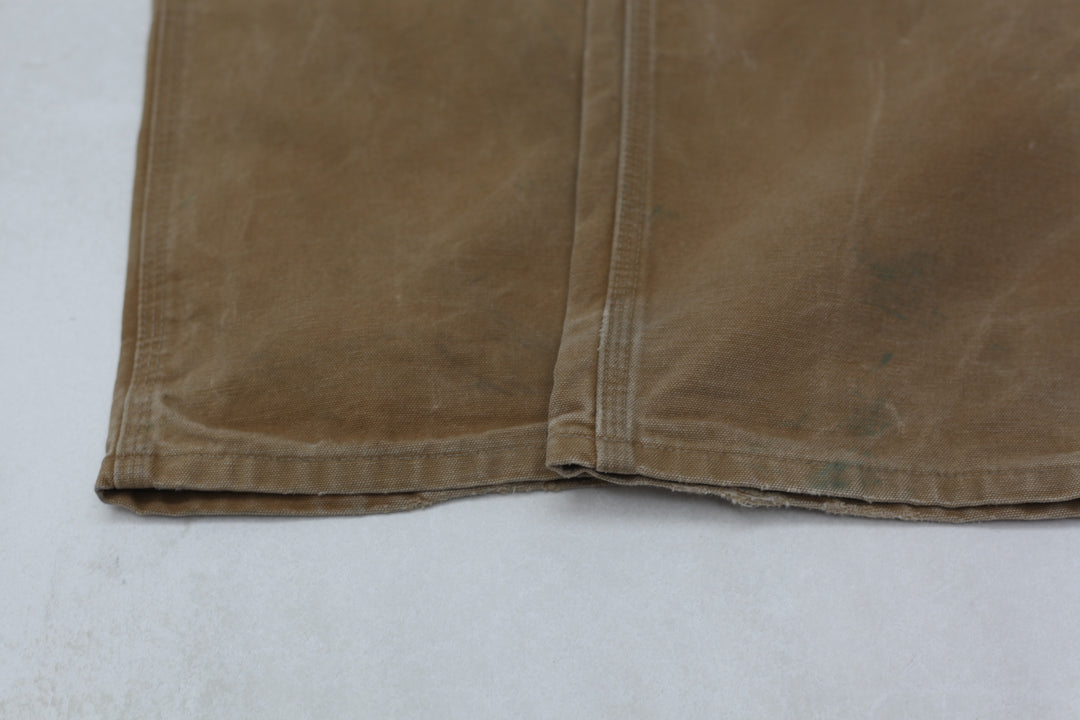 Mens B01 BRN Loose Original Fit Double Knee Carhartt Pants
