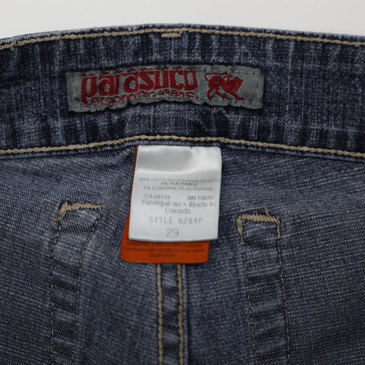 Y2K Ladies Parasuco Stretchable Denim Flare Jeans Size 29