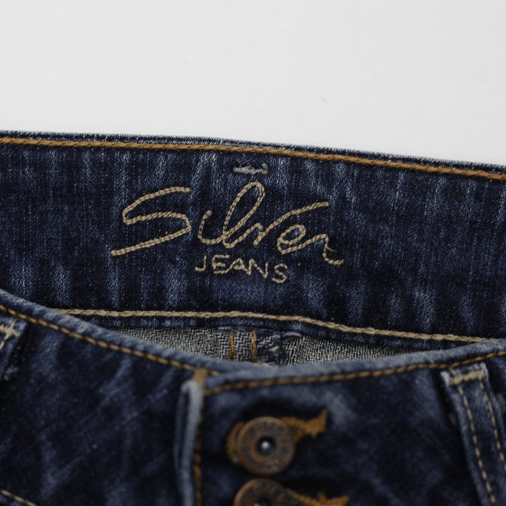 Y2K Silver Jeans Low Rise Flare Jeans