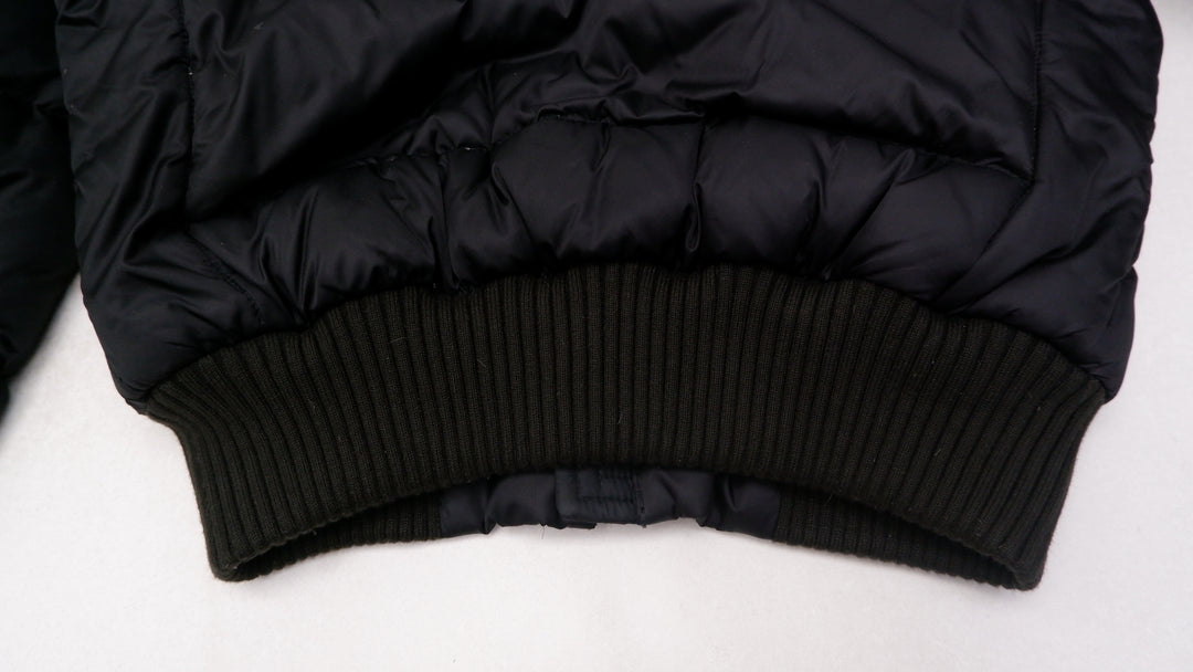 Ladies The North Face F09 550 Puffer Hooded Zip Up Crop Jacket