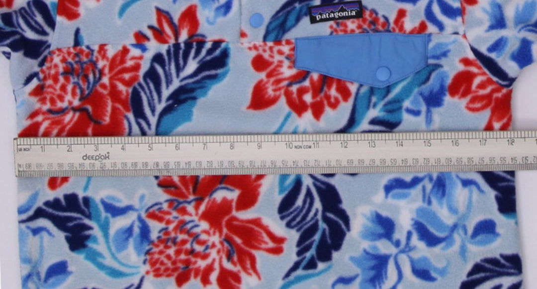 Ladies Patagonia Synchilla Hawaiian Mano Snap-T Fleece Pullover