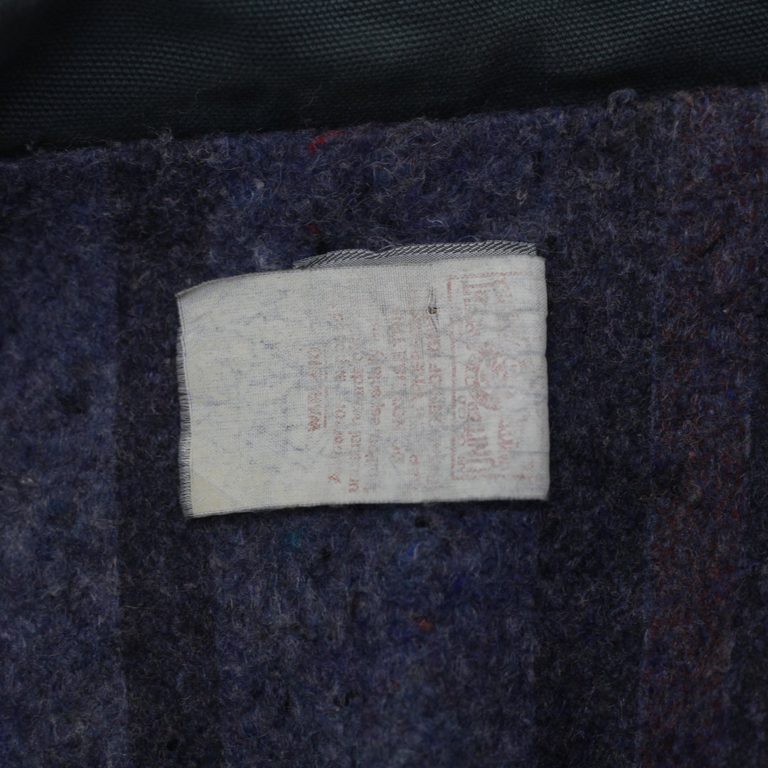 Vintage 90s Carhartt Petrol C02 Blanket Lined Canvas Chore Jacket Made in USA