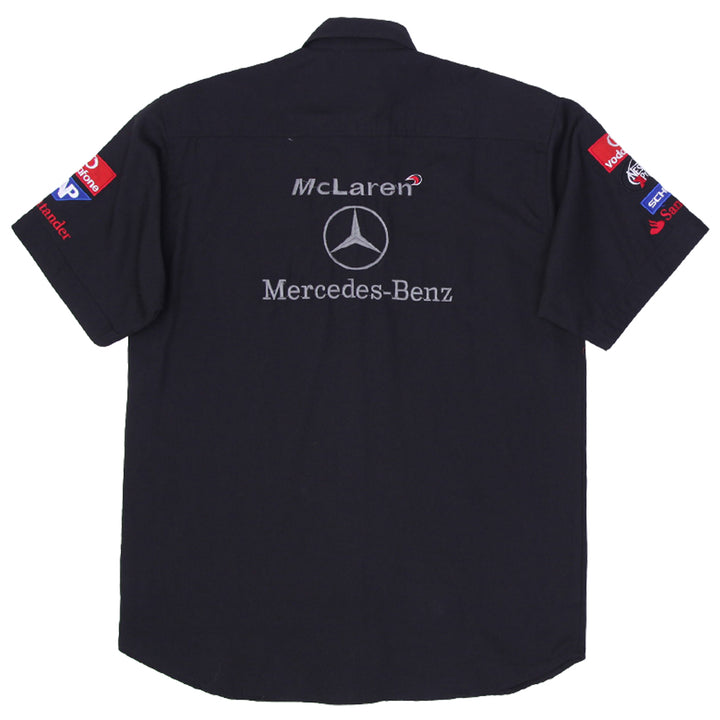 Mens Rare Mercedes Benz Mobil 1 Johnnie Walker Vodafone Shirt Size XL
