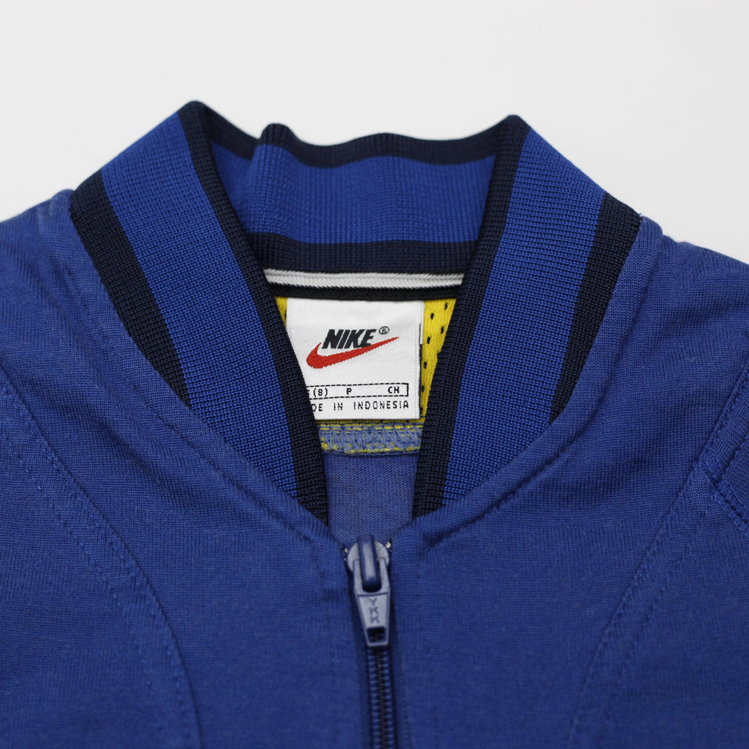 Mens Nike French Terry Short Sleeve Zip Light Jacket T-Shirt Size S