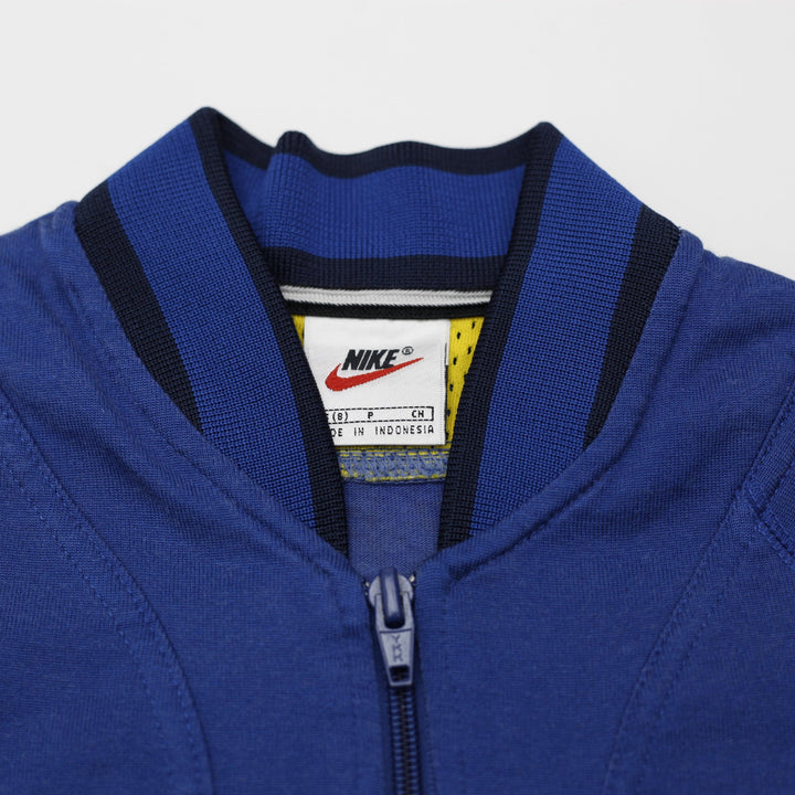 Mens Nike French Terry Short Sleeve Zip Light Jacket T-Shirt Size S