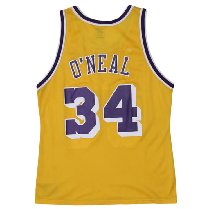 Vintage NBA Champion Lakers #34 O'Neal Jersey - Fashion Rerun Vintage Migration_Jersey