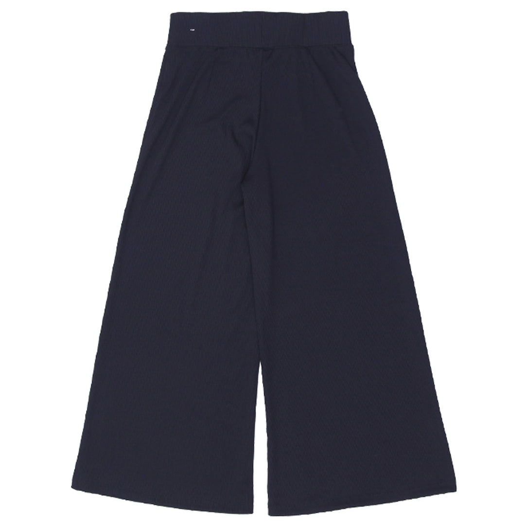 Nike Women's Sportswear Ribbed Femme Pants Wide Leg Loose Fit Black