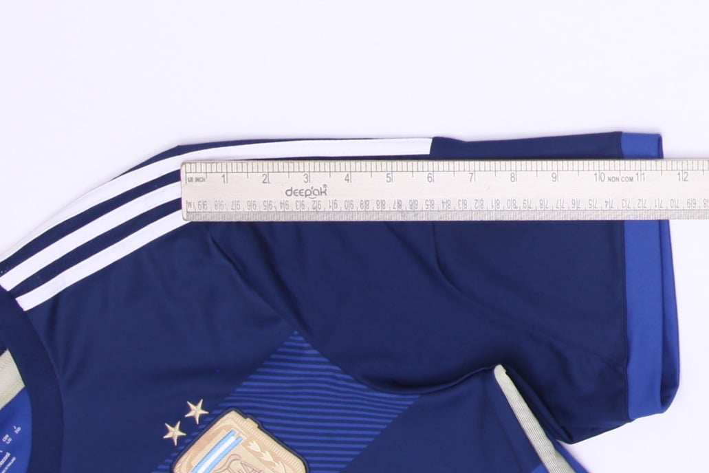 Mens Adidas Argentina 2014 Away Football Jersey Di Maria #7 Size L World Cup