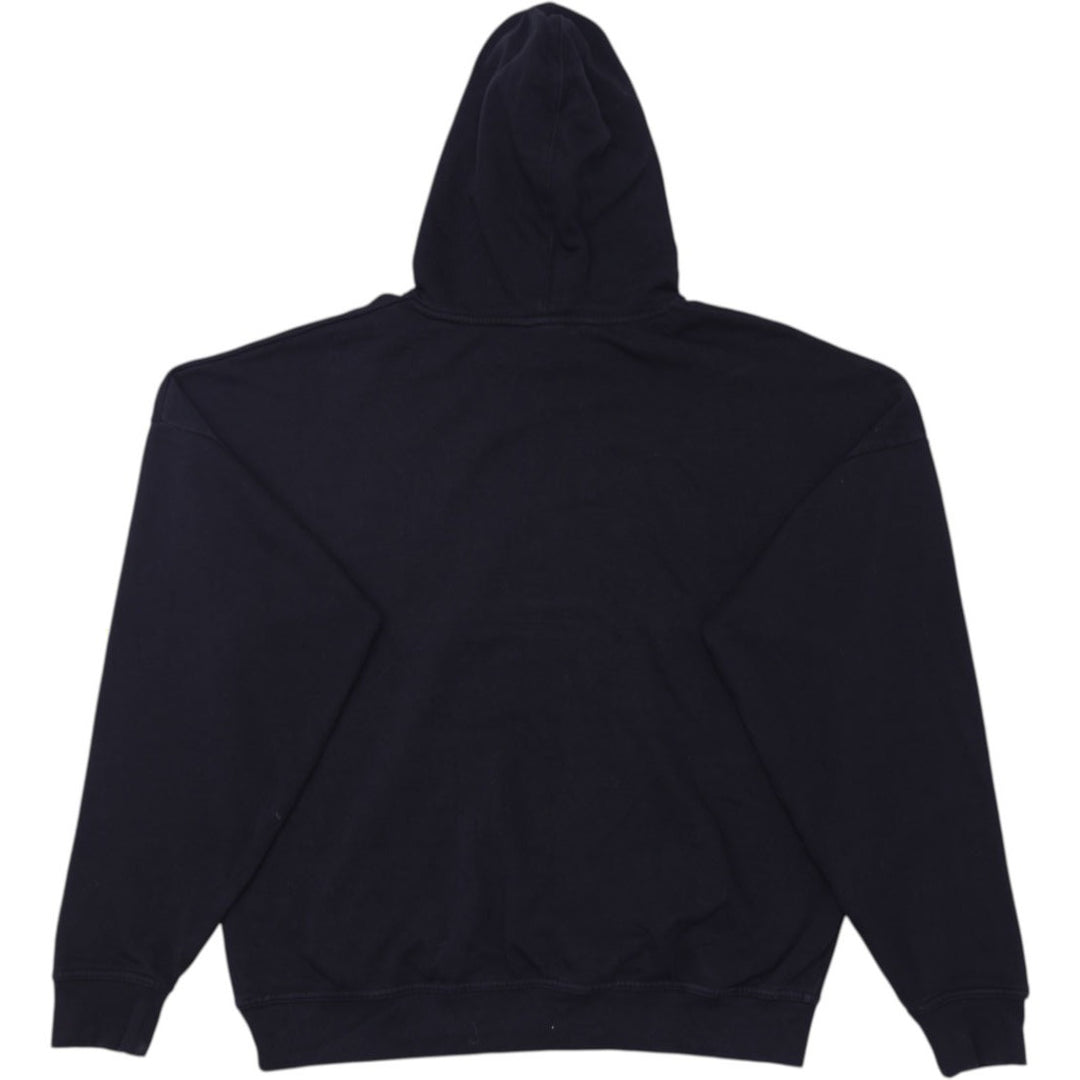 Mens Gymshark Crest Pullover Hoodie Black Size L