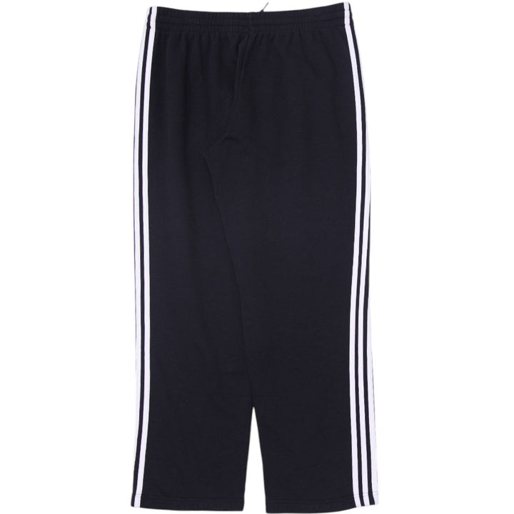 Mens Adidas Side Striped Black Track Sweat Pants Size XL