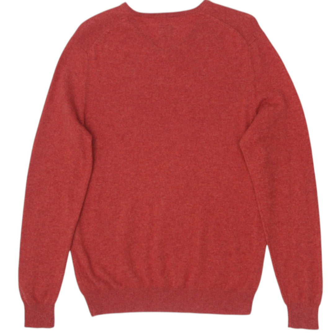 Ladies Studio Classics 100% Cashmere V-Neck Soft Knitwear Sweater