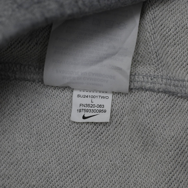 Nike Club French Terry Flow Shorts Dark Grey Heather Drawstring Sweat Shorts L