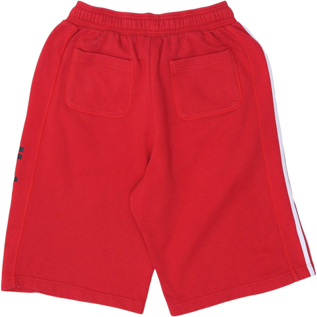 Men’s Adidas shorts red Trefoil stripe sportswear with vintage style
