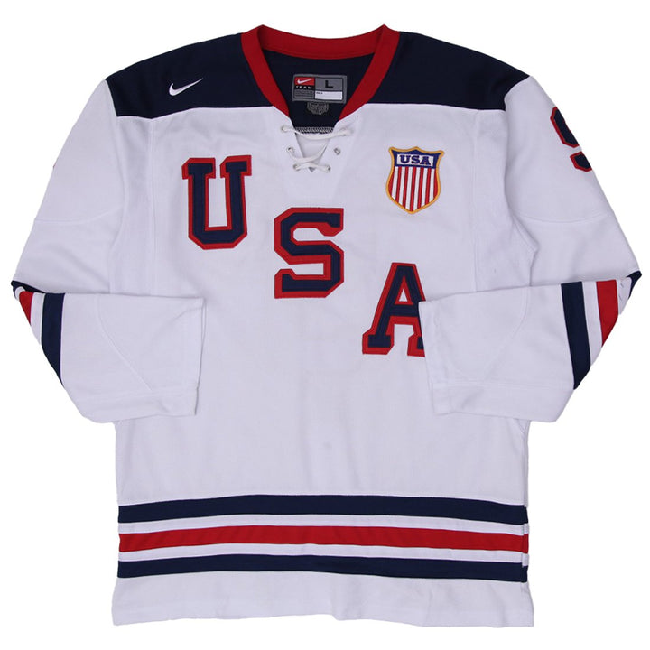Vintage Nike USA Parise #9 Hockey Jersey