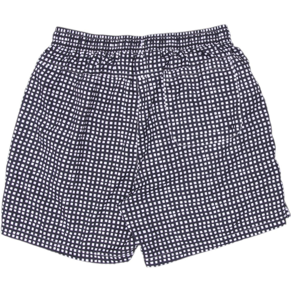 Mens Nike Checkered Drawstring Sporty Shorts Size M | Migration_Shorts - Side View | Fashion Rerun