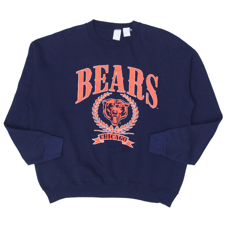 Vintage 1990 Chicago Bears NFL Sweatshirt Made in USA Size Large - Fashion Rerun Vintage Migration_Sweaters