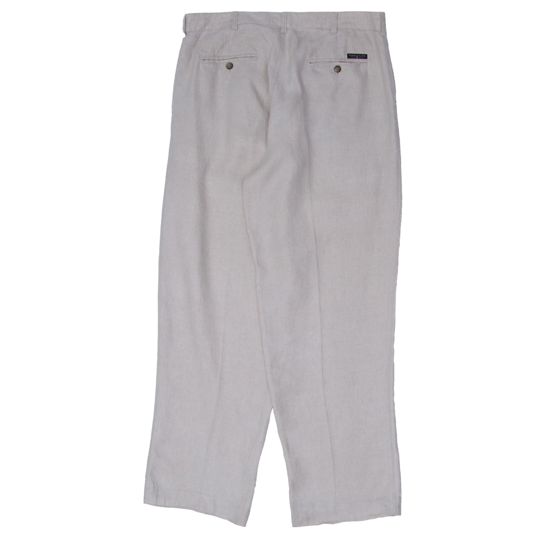 Mens ColorPlus 100% Linen Wrinkle Free Pants - Fashion Rerun Vintage Migration_Pants