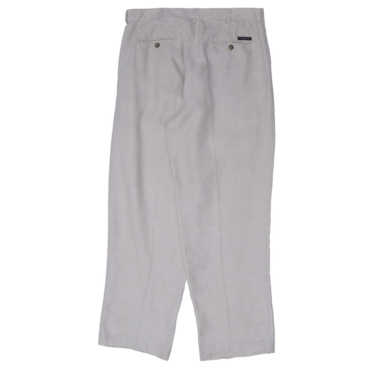 Mens ColorPlus 100% Linen Wrinkle Free Pants - Fashion Rerun Vintage Migration_Pants