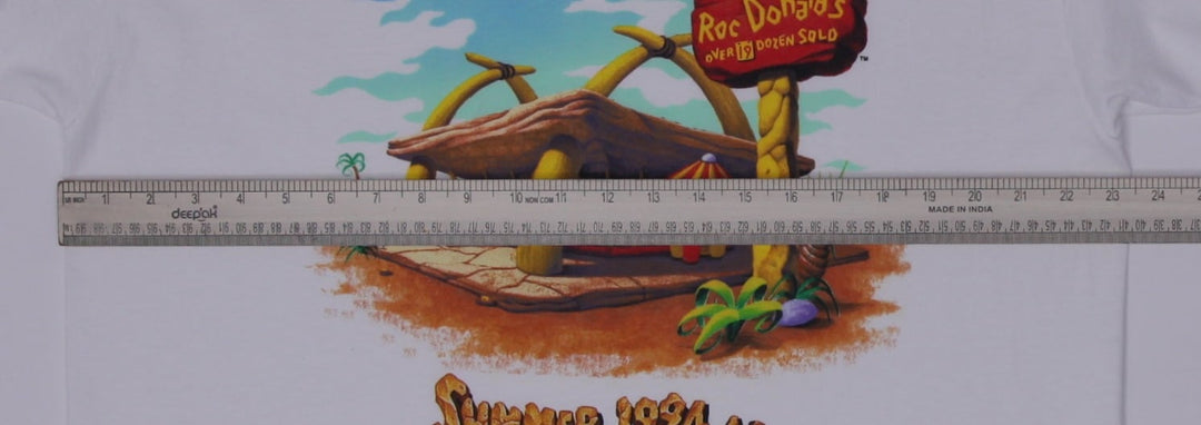 Vintage 1994 The Flintstones Roc Donald’s Movie Promo T-shirt Size XL