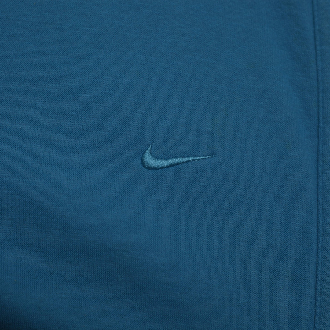 Ladies Nike Athletic Dept Teal Drawstring Fleece Wide-Leg Sweatpants Size M