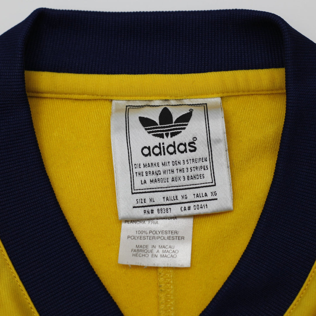 Vintage Mens Adidas Soccer V-Neck Jersey Size XL | Migration_Jerseys - Back View | Fashion Rerun