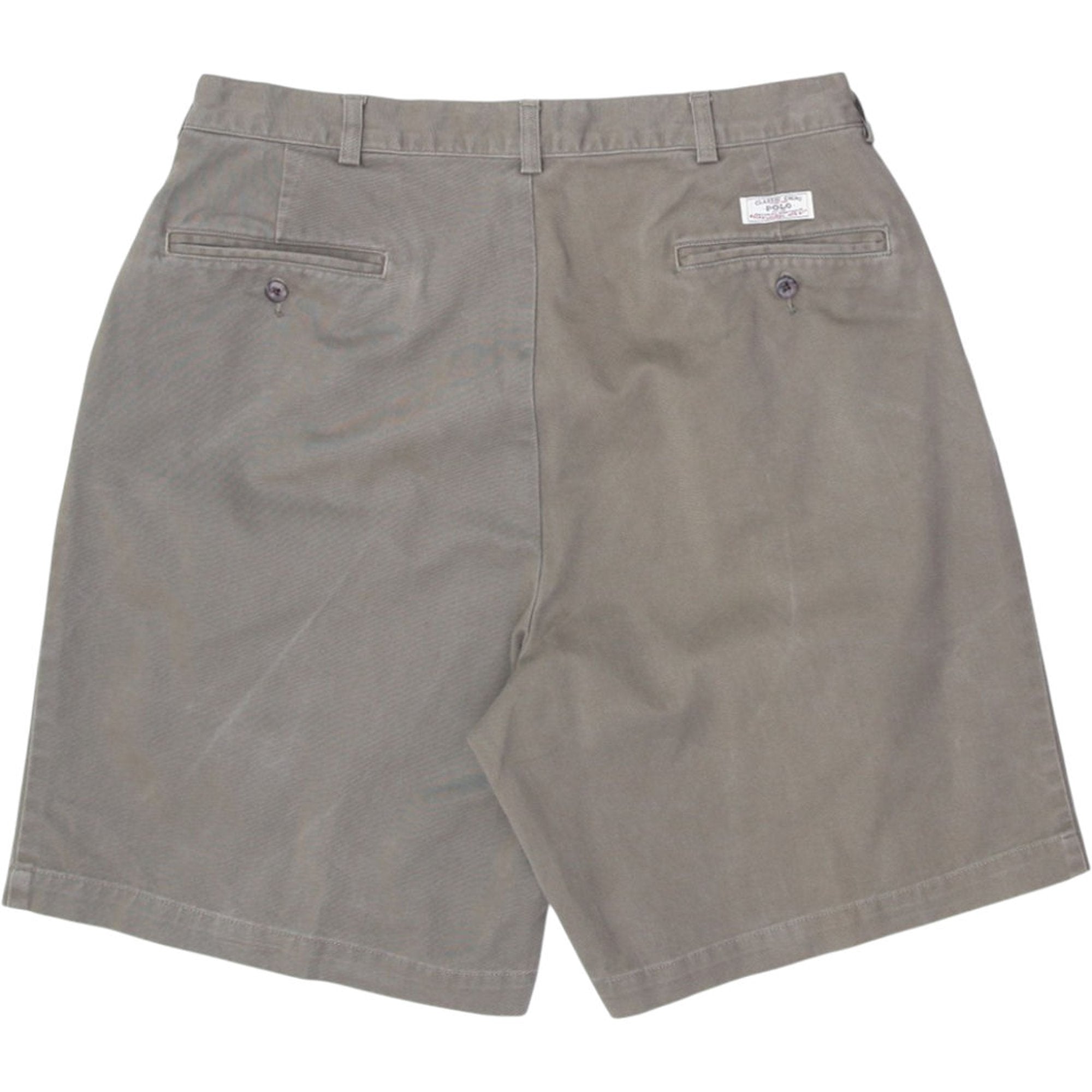 Shop Vintage Mens Polo Ralph Lauren Tyler Shorts Khaki Cotton