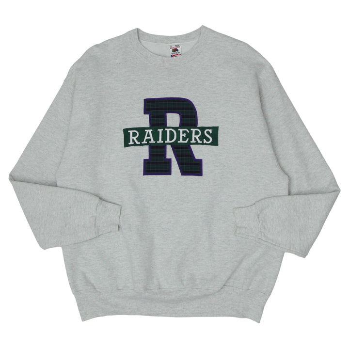 Vintage Los Angeles Raiders Gray Crewneck Sweatshirt Made In USA