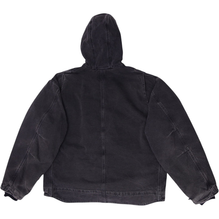 Thrashed Vintage 2005 Carhartt J141 BLK Sierra Sherpa Jacket Size XXL