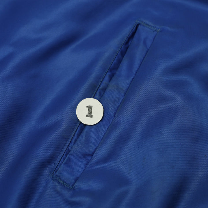 Vintage 90s Starter MLB Milwaukee Brewers Button Up Satin Jacket Size L | Migration_Jackets - View 10 | Fashion Rerun