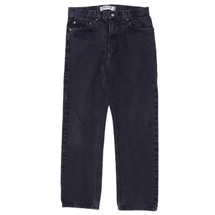 Mens Levi's Regular Fit 505 Black Jeans