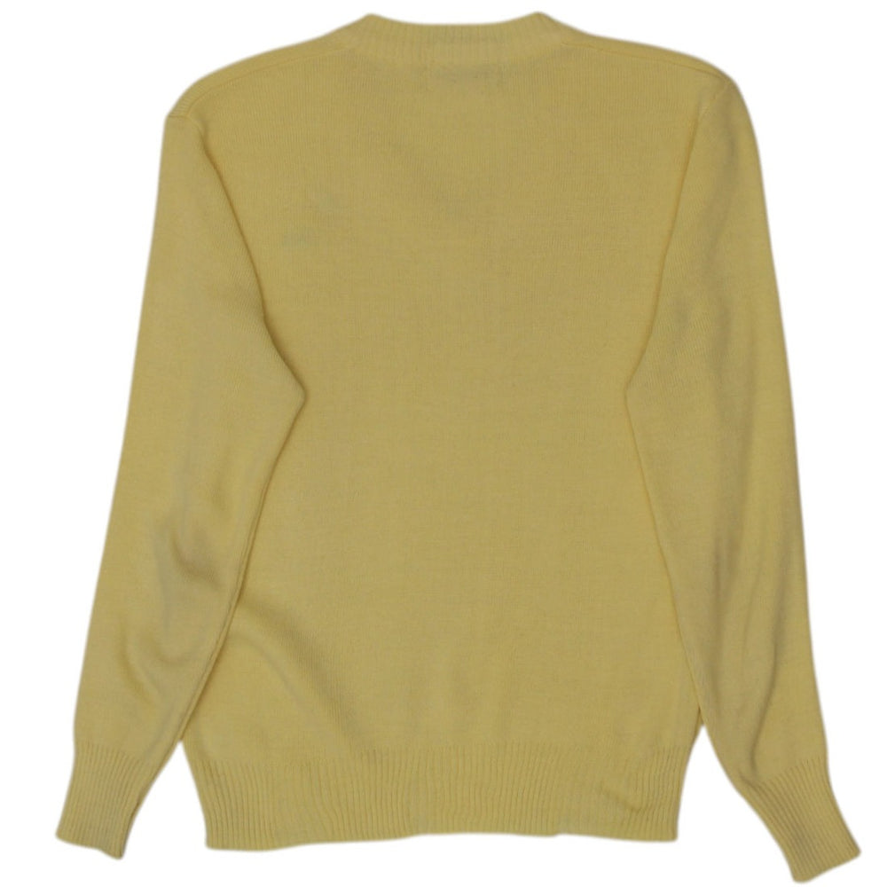 Vintage Ladies 80s Lacoste Izod V-Neck 100% Acrylic Sweater Size 16 | Migration_Knitwear & Sweaters - Side Vi | Fashion Rerun