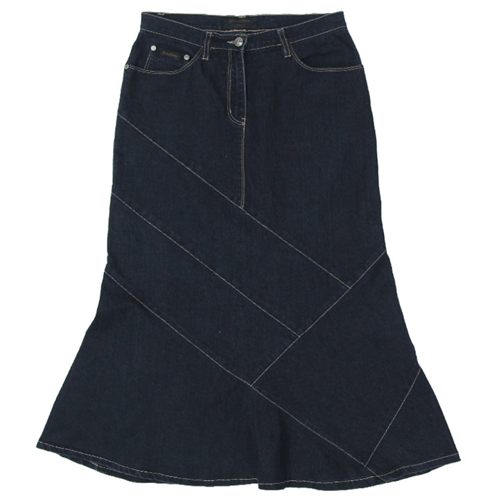 Y2K Simon Chang Denim Midi Skirt - Fashion Rerun Vintage Migration_Skirt