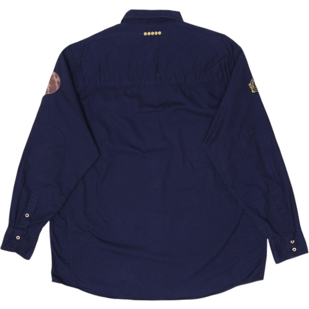 Coogi Button Up Long Sleeve Shirt Size XXL | Migration_Shirts - Side View | Fashion Rerun