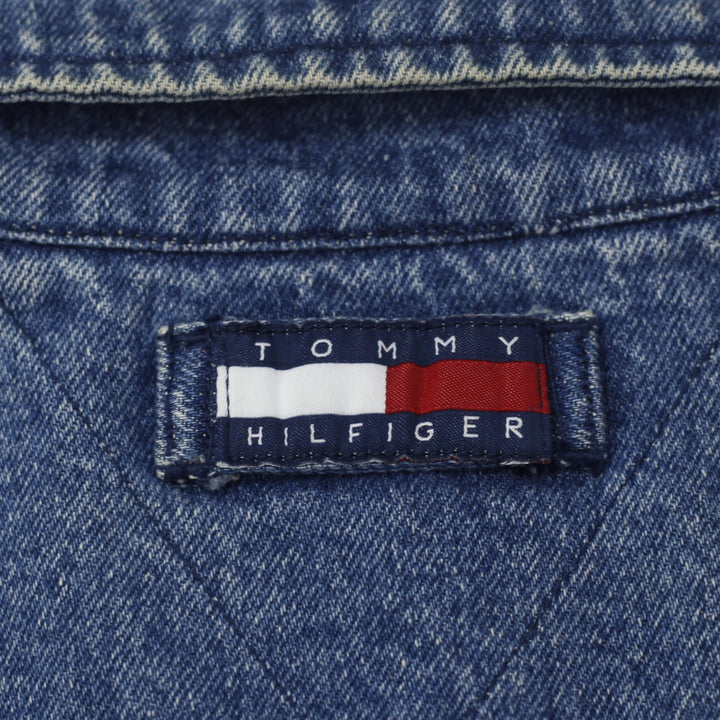 Vintage Tommy Jeans Denim Trucker Blue Jacket Size L | Migration_Jackets - Detail View | Fashion Rerun