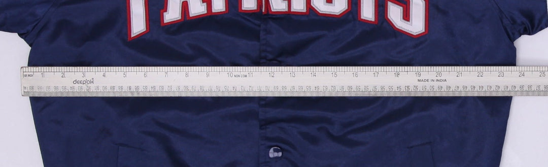 Vintage Starter New England Patriots AFC NFL Football Satin Bomber Jacket Size M