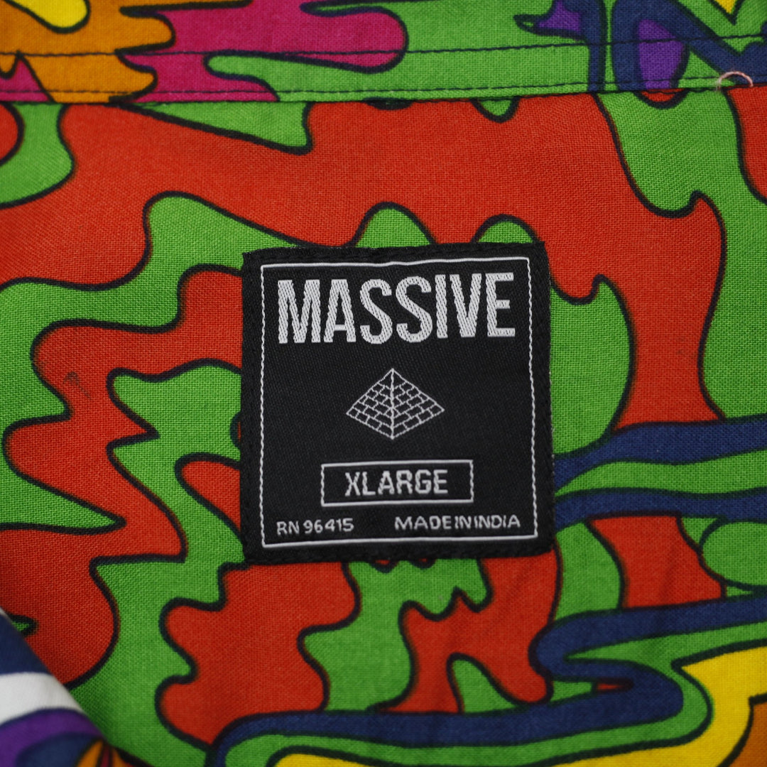 Massive Psychedelic Print Shirt Size Xl
