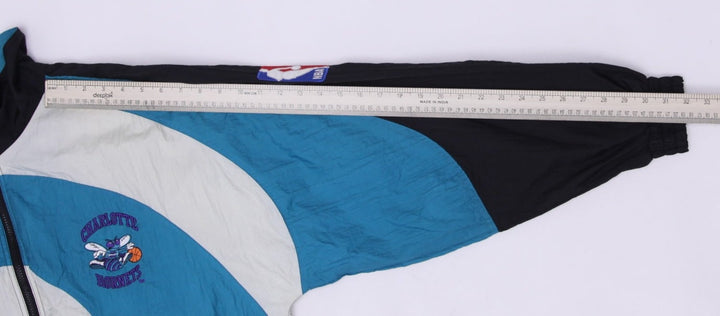 Vintage 1990s Pro Player Charlotte Hornets Full Zip Windbreaker Jacket M | Migration_Jackets - View 8 | Fashion Rerun