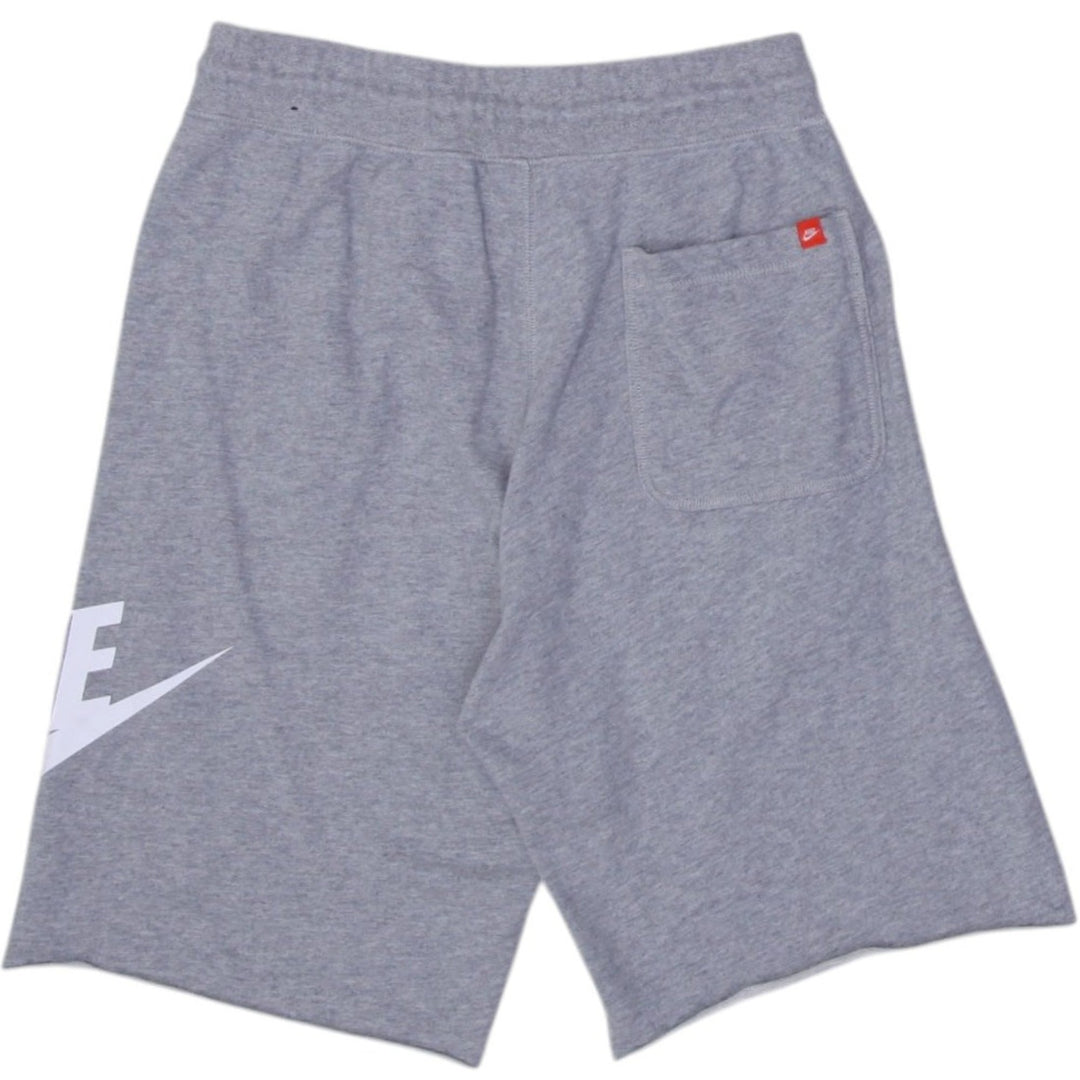 Mens Nike Shorts Gray Drawstring Logo Athletic Shorts