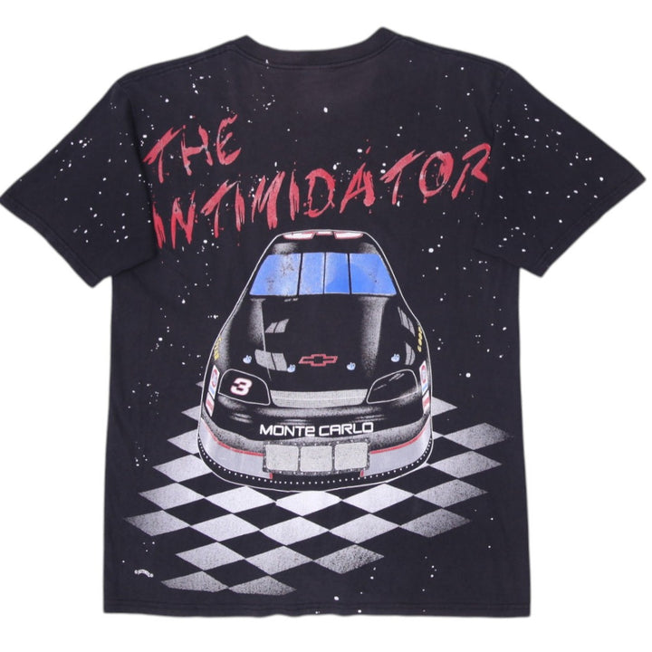 Vintage 90s NUTMEG Dale Earnhardt Sr. #3 NASCAR "The Intimidator" Made in USA L | Migration_T-Shirts - Side V | Fashion Rerun