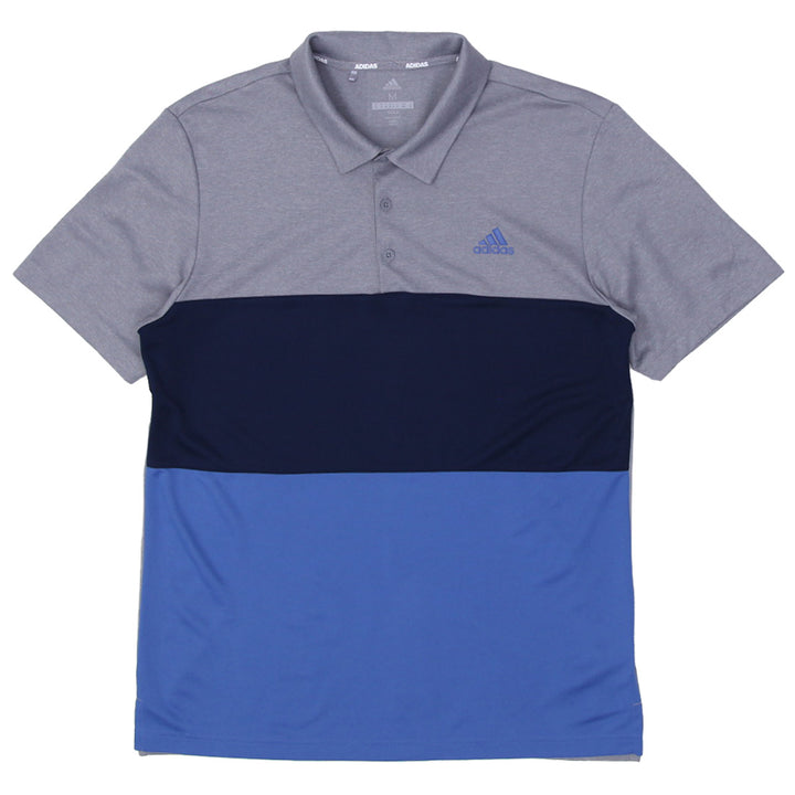 Mens Adidas Logo Golf Sports Polo T-Shirt