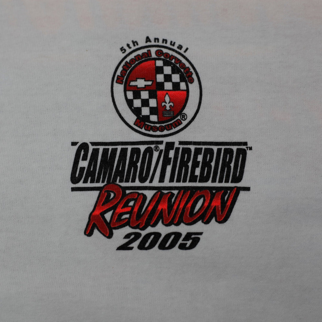 Vintage Gildan Camaro Firebird Reunion 2005 White T-Shirt L | Migration_T-Shirts - Detail View | Fashion Rerun