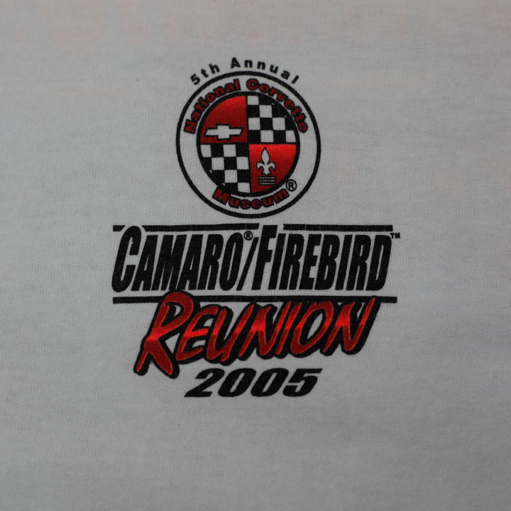 Vintage Gildan Camaro Firebird Reunion 2005 White T-Shirt L | Migration_T-Shirts - Detail View | Fashion Rerun