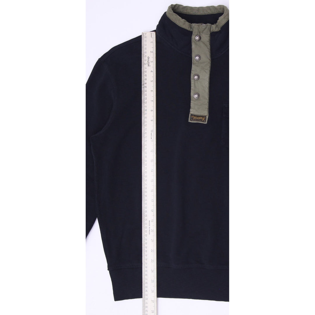 Vintage Polo Ralph Lauren Snap Button Pullover Sweatshirt Size L