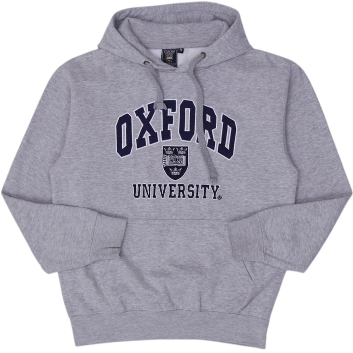 Mens Oxford University Gray College Logo Pullover Hoodie